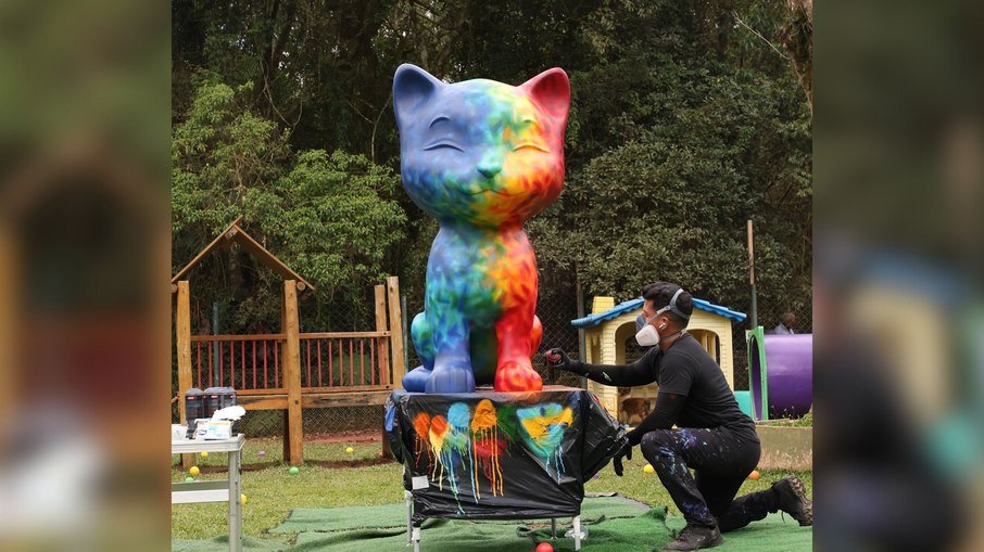 São Paulo recebe exposição de esculturas gigantes para alertar sobre abandono animal - Imagem do artigo original
